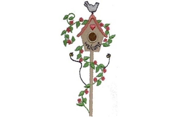 Birdhouse: The Heart of Your Spring Embroidery Projects