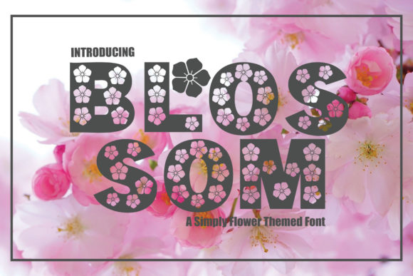 Blossom: A Thick, Cute Font for Your Spring Designs