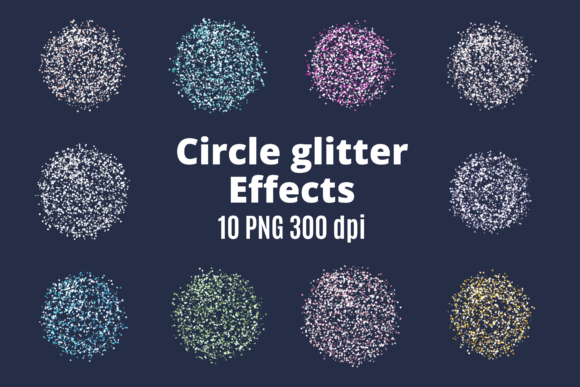 Circle Glitter Effects Clip Art: The Secret Weapon for Elevating Your Visual Projects