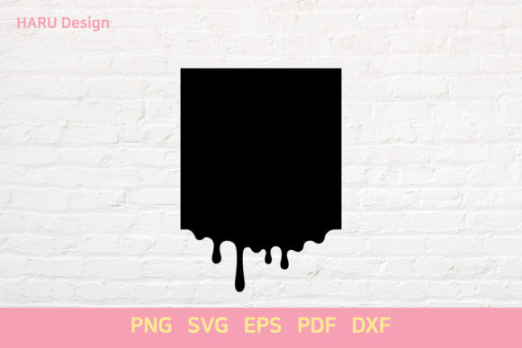 Dripping Square: Unlocking the Potential of a Modern Vector Art Asset