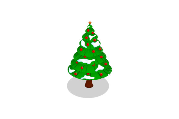 Green New Years Christmas Tree in Isomet: A Guide to Making the Right Visual Choice
