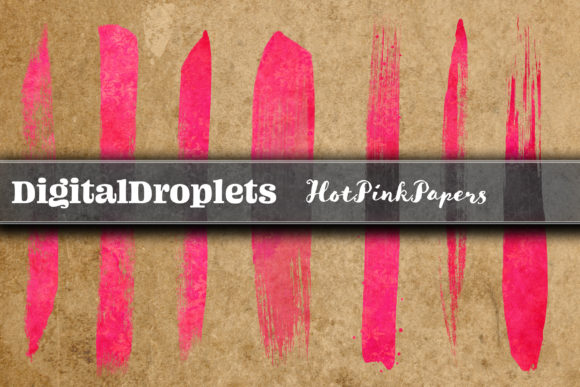 Hot Pink Brush Strokes: Elevate Your Visual Design