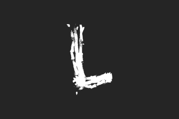 Letter L Hand Drawn Brush Watercolor 2: Elevate Your Creative Projects with Authentic Artistry