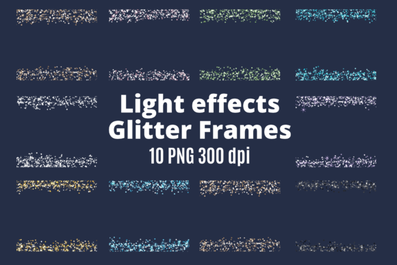 Light Effects Glitter Frames Clip Art: Elevating Your Visual Projects Without the Hassle