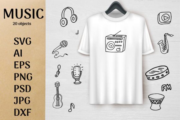 Music Doodle Kit SVG Design: A Comprehensive Guide for Creative Projects