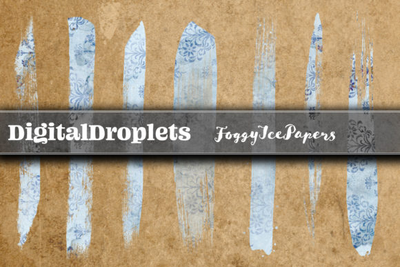 Navigating the Foggy Ice Brush Strokes Collection for Digital Design Projects