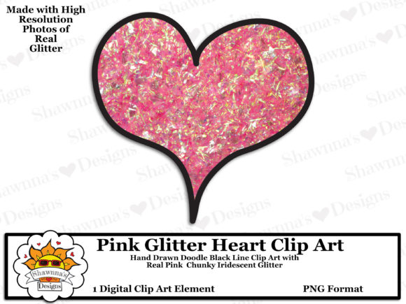 Pink Chunky Glitter Heart Clipart: A Strategic Asset for Visual Communication