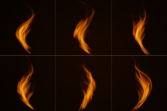 Realistic Fire Flame Set for Dynamic Visuals