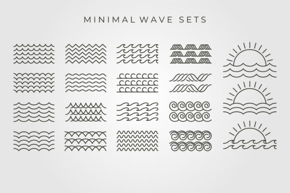 Set Bundled Wave Symbol Vector Design: Strategic Value for Modern Creators