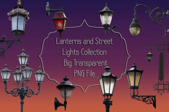 Street Lights PNG Collection: Elevating Visual Narratives with Vintage Illumination