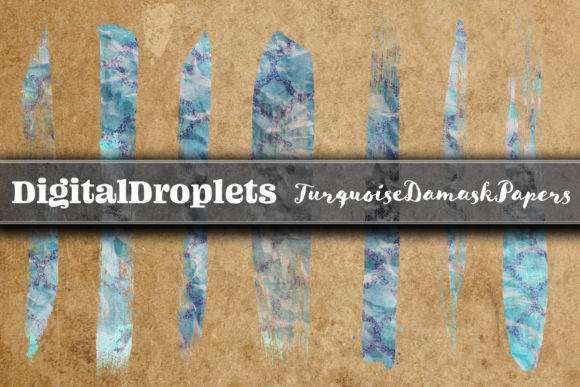 Turquoise Damask 400 Brush Strokes: A Comprehensive Evaluation for Digital Designers