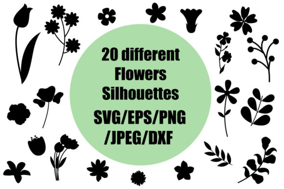 Unlocking Creativity with the Flowers Silhouettes Bundle