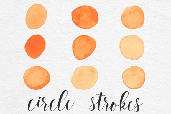 Watercolor Circles Clipart - Orange: A Practical Guide to Selection and Application